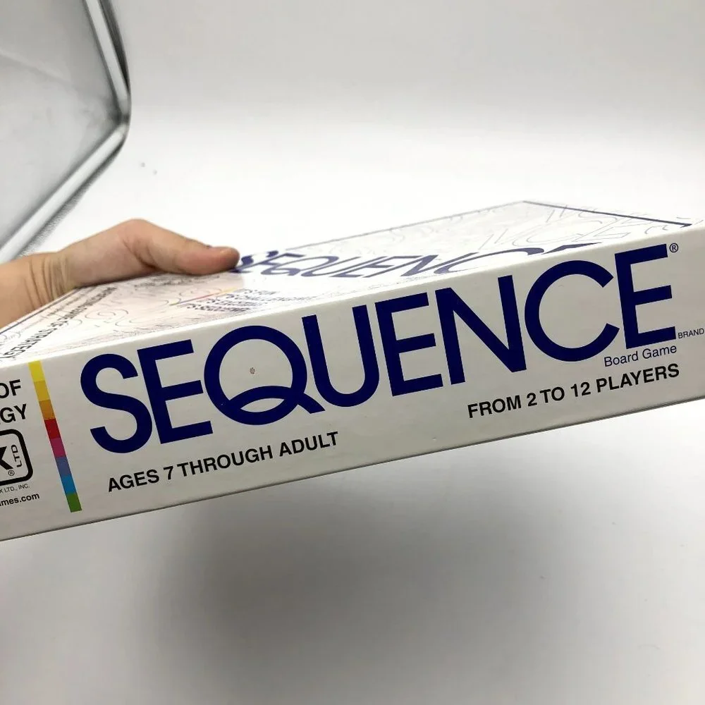 SEQUENCE- Original Game with Folding Board, Cards and Chips‎ by Jax